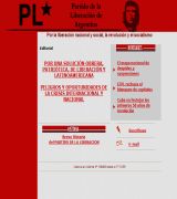 www.pl.org.ar - Breve historia del partido, congresos, bibliografía.