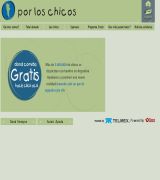 www.porloschicos.com - Sitio independiente dedicado a mejorar la calidad de vida de los chicos carenciados de la argentina puedes donar diariamente un plato de comido a un n