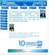 www.ppmelilla.es - Información sobre el partido con oficina parlamentaria, órganos de gobiernos, actividades y sala de prensa.