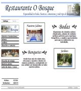 www.restauranteobosque.com - Cuenta con más de veinticinco años de experiencia en el sector destaca su especialidad en bodas banquetes comuniones etc