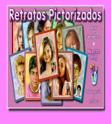 www.retratos.com.es - Retratos pictorizados en papel montados sobre cartulina de color