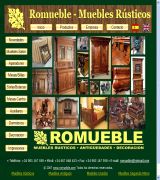 www.romueble.com - Muebles rusticos muebles antiguos muebles usados muebles nuevos antiguedades mesas sillas armarios antiguos aparadores rusticos etc