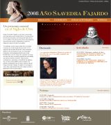 www.saavedrafajardo.es - Sitio web dedicado al conjunto de actividades programadas con motivo del 360 aniversario de la muerte de este importante escritor y diplomático murci