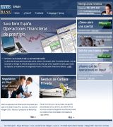 www.saxobank.es - Permite a inversores privados e instituciones a invertir en fx cfds bolsa valores futuros acciones bonos y otros derivados financieros a través de su