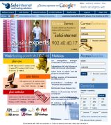 www.solointernet.com - Solointernet le ofrece hospedaje de alto rendimiento nombres de dominio servicios de correo electrónico diseño y aplicaciones web
