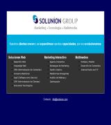 www.solunion.com - Empresa que ofrece albergue y diseño de sitios web, soluciones ebusiness y otros servicios.