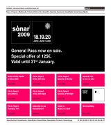 www.sonar.es - Festival de música electrónica sónar