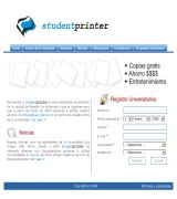 www.studentprinter.com - Servicio de fotocopias gratis en la ciudad de medellin adicionando publicidad por el reverso de las fotocopias brindando un beneficio tanto para los e