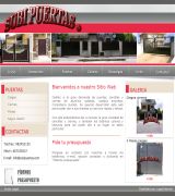 www.subipuertas.com - Empresa dedicada a la fabricación de puertas y cancelas de aluminio soldado y lacado