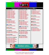 www.tdt1.com - Directorio con todos los canales de la televisión digital terrestre ordenados por provincias