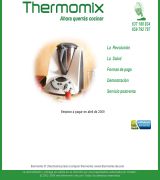 www.thermomix-ole.com - Thermomix olecom satisfacción garantizada seriedad y garantía pago a su medida Única web de la red que cumple las normas de vorwerk fabricante de t