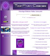 todoparacrecer.com.ar - Terapia psicológica online para toda edad individuales parejas y grupos mas efectiva que la psicología tradicional también libros y meditaciones pa