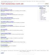www.top-ranking.com.ar - Empresa especializada en posicionar sitios en las primeros lugares de los buscadores más importantes de internet tales como google yahoo o bien live
