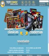 www.totcomic.com - Venta de comics on line cómics de todas las épocas y editoriales colecciones completas por editorial números sueltos y álbumes pedidos vía correo