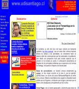 www.udisantiago.cl - Columnas de opinión y documentos de campaña.