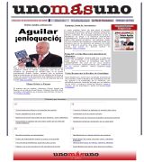 www.unomasuno.com.mx - Periódico que cubre noticias nacionales, internacionales, de cultura y espectáculos además de artículos de opinión.