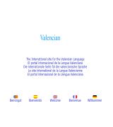 www.valencian.org - Portal internacional sobre la lengua valenciana biblioteca virtual articulos estudios noticias recursos y enlaces sobre el valenciano versiones en cas