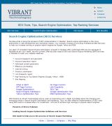 www.vibranttechsolutions.com - Vibrant technologies specializes in optimizing web site and web pages website design website development technical writing website link building servi