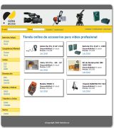 www.video-acces.com - Tienda online de accesorios para vídeo profesional ofrece baterías cargadores cintas iluminación maletas bolsas trípodes y grúas de diversas marc