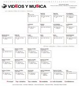 www.videosymusica.es - Vídeos de música de de tus artistas favoritos con la letra de las canciones