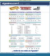 www.vigesimo.com - Resultados de loterias y quinielas