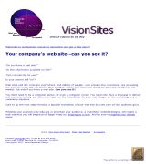www.visionsites.net - Empresa de producción de sitios web en español e inglés.