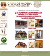 www.viviendasprimeraclase.com - Empresa dedicada a la venta de casas de madera chalets cabañas prefabricadas kioscos y garajes o carpots