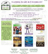 www.watsonville.lib.ca.us - Acceso al catálogo, buscador rápido de libros, secciones infantil y juvenil y calendario de eventos.