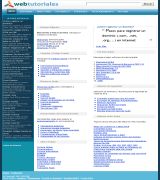 www.webtutoriales.com - Encontrarás tutoriales sobre programación web diseño gráfico photoshop flashâ€¦ y noticias relacionadas con este mundillo