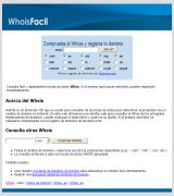 whoisfacil.info - Consulta en la base de datos de whois y encuentra los datos de cada dominio