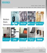 www.wikinsa.com - Empresa que fabrica mobilario de diseño mobilario modular estanterias metálicas cromadas sillas de aluminio interior de armarios etc