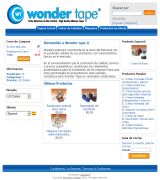www.wondertape.com.ar - Fabricación y comercialización de cintas autoadhesivas en general máquinas aplicadoras semi automáticas y manuales para el sellado de cajas cintas