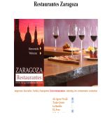 www.zaragozarestaurantes.com - Guía de restaurantes de zaragoza los mejores restaurants lujo centro bodas y banquetes especial catering comida de grupos cena de empresas